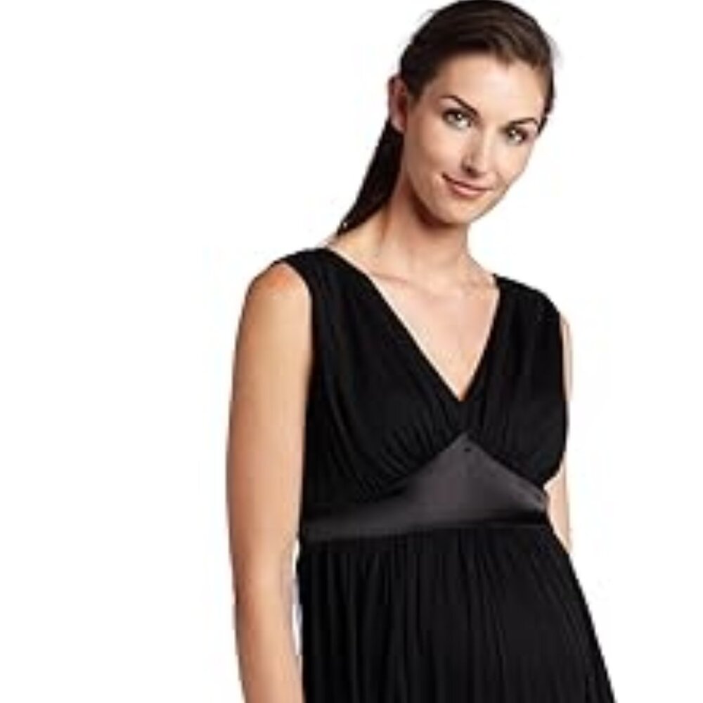 Maternal America Maternity Black Special Occasion Tulle Dress
